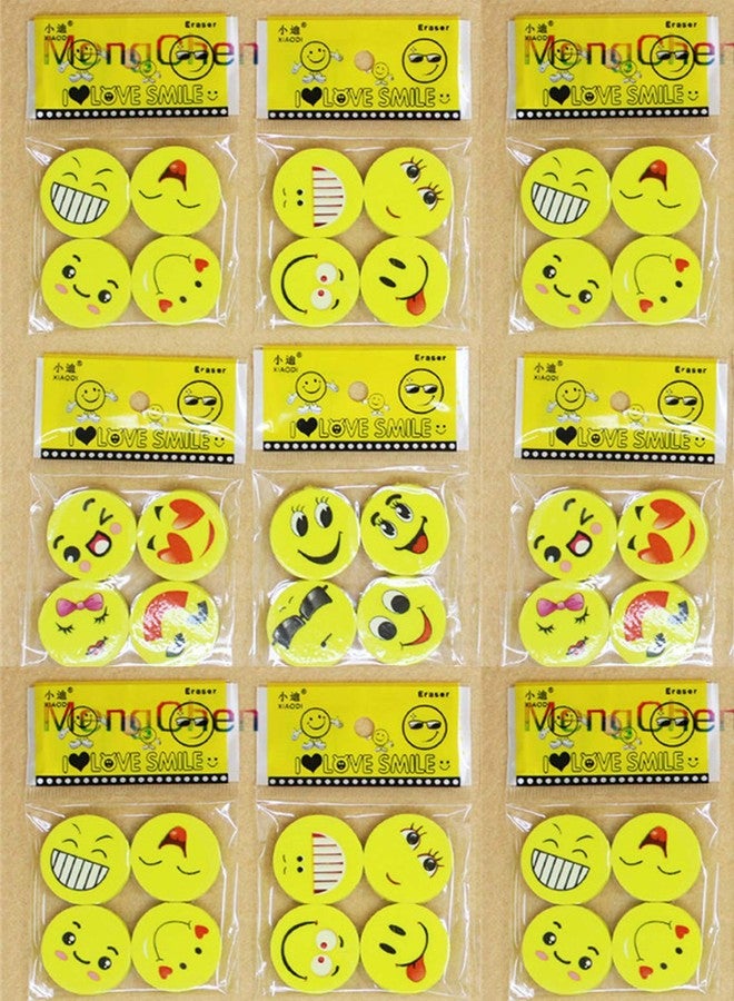 Art Bundle Erasers for School Going Kids/Birthday Party Return Gift Set (36 pcs/9 Packets) - Image 1